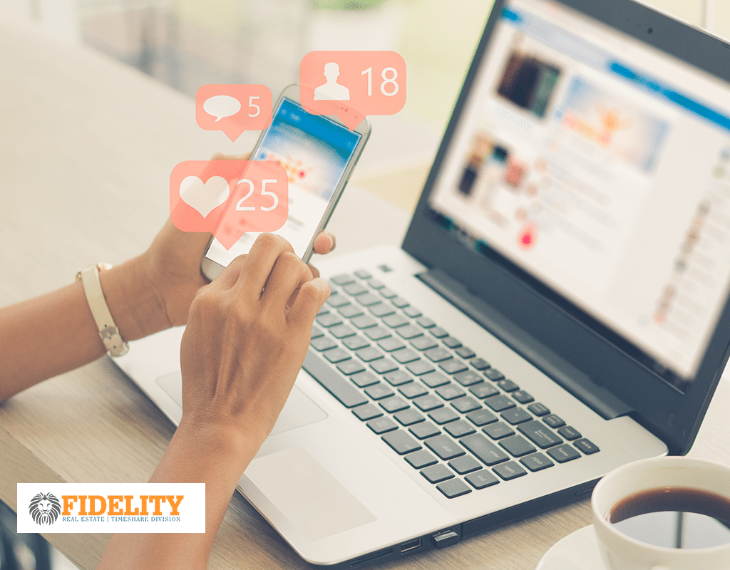 Woman Using Social Media