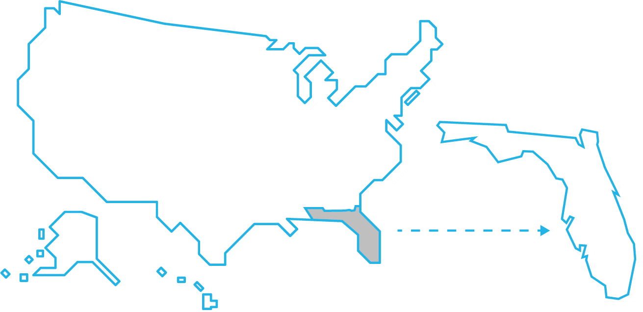 United States of America map