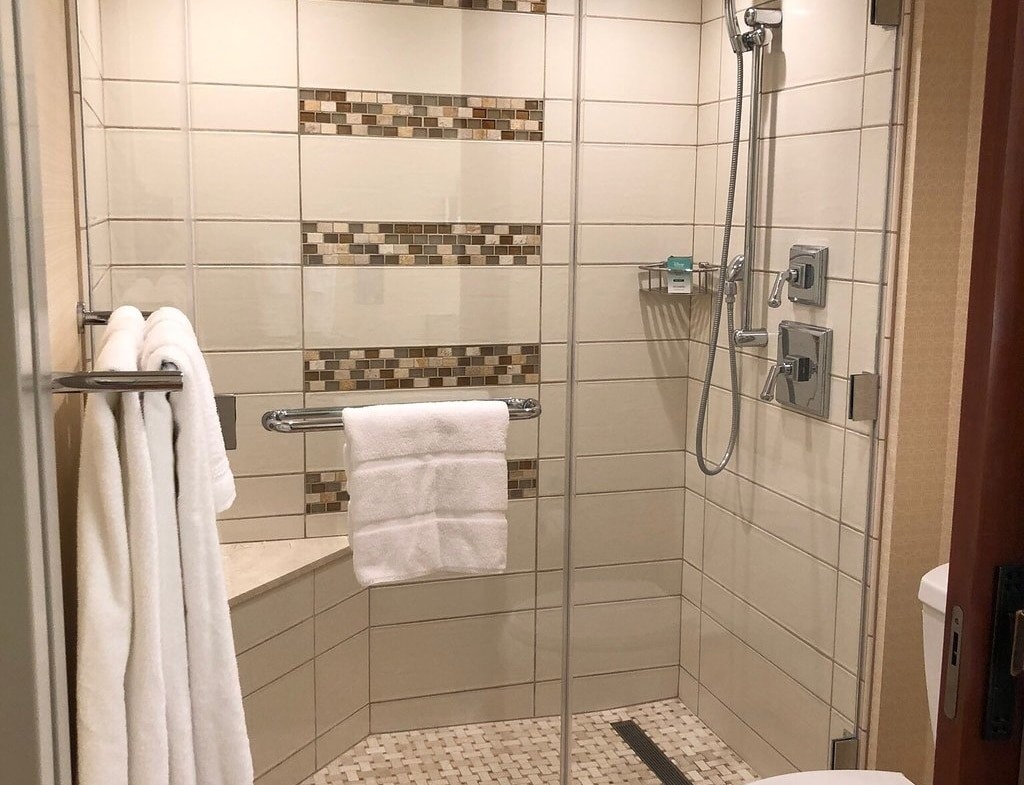 Disney’s Grand Californian Resort Bathroom Shower
