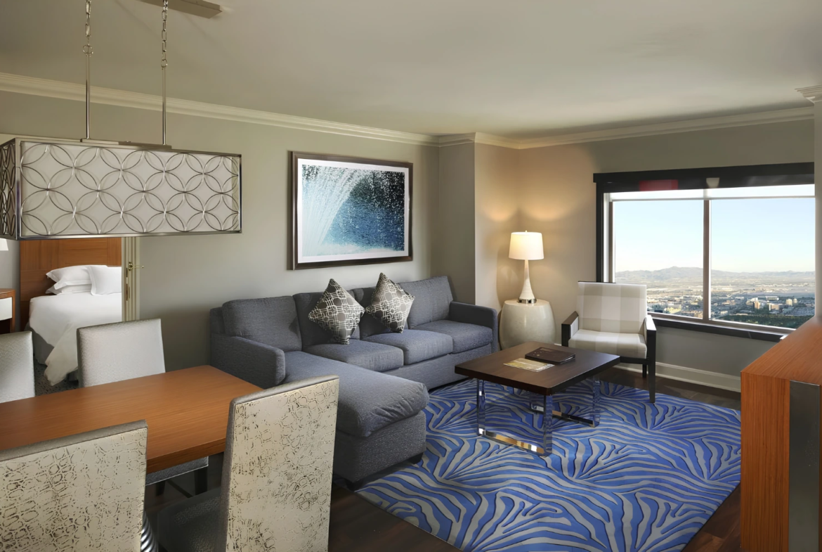 Hilton Grand Vacations on the Boulevard Living Room