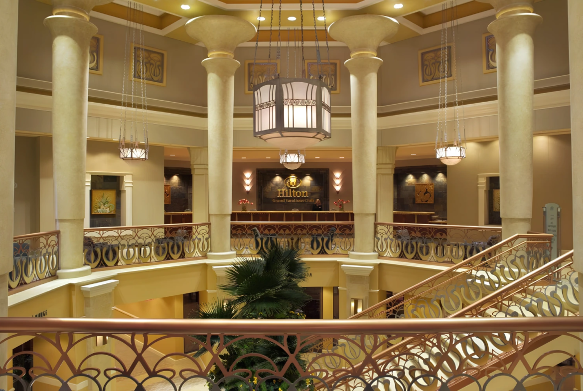 Hilton Grand Vacations on the Boulevard Lobby