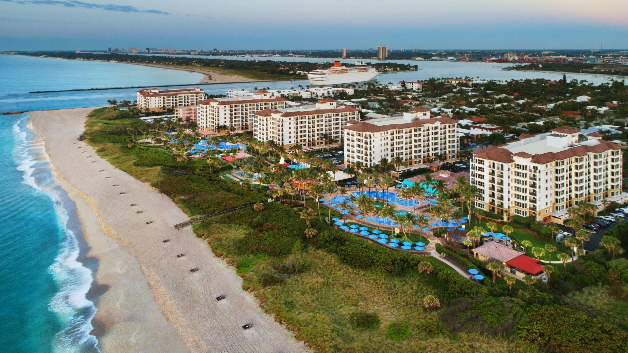 Marriott's Ocean Pointe Aerial