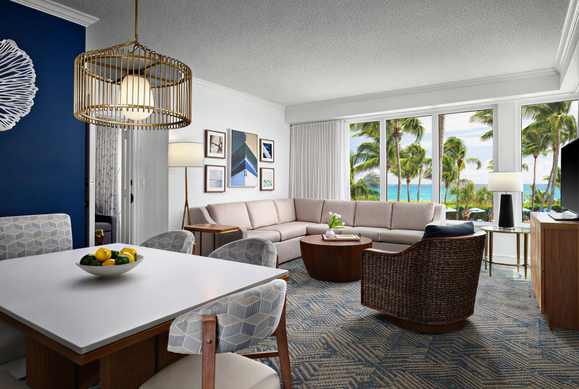 Marriott's Ocean Pointe Living Room