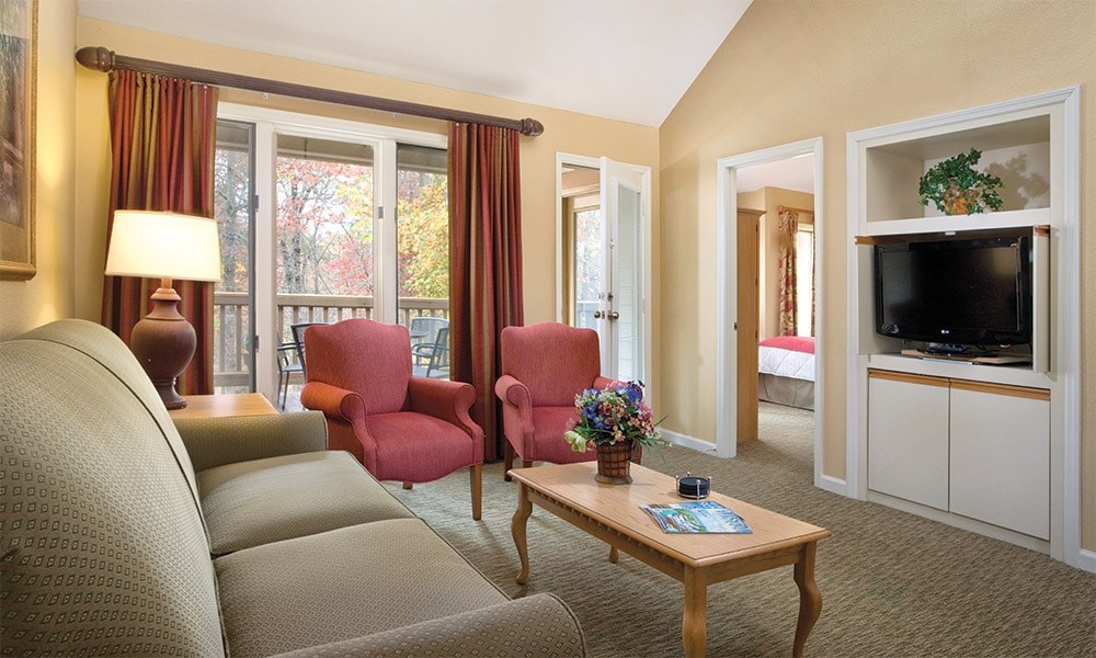 Club Wyndham Resort at Fairfield Glade 1 Bedroom Living