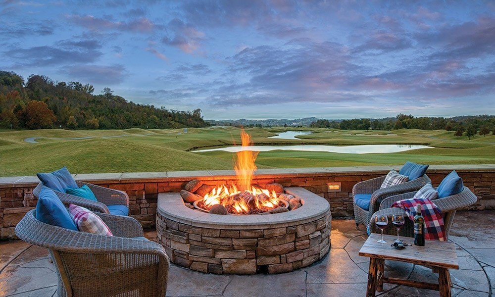 Club Wyndham Great Smokies Lodge Firepit