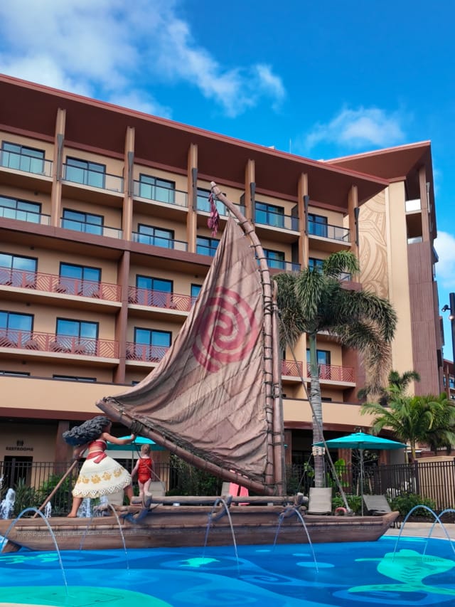 Island Tower at Disney’s Polynesian Villas & Bungalows, Moana Kids Pool Area