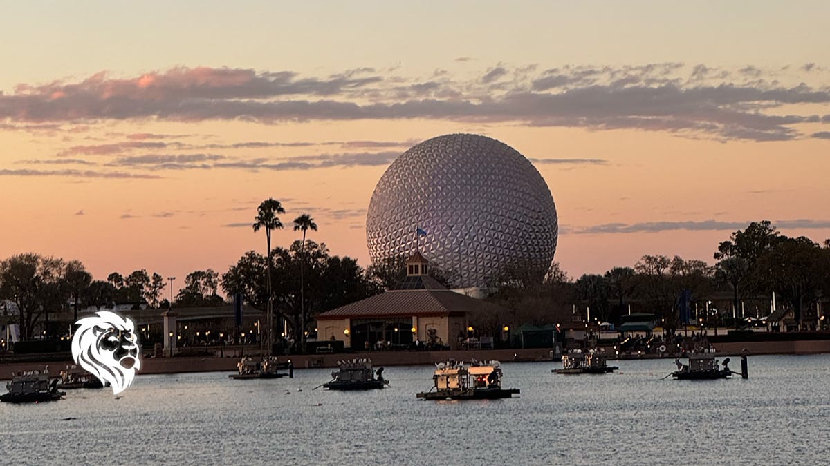 Epcot at Sunset