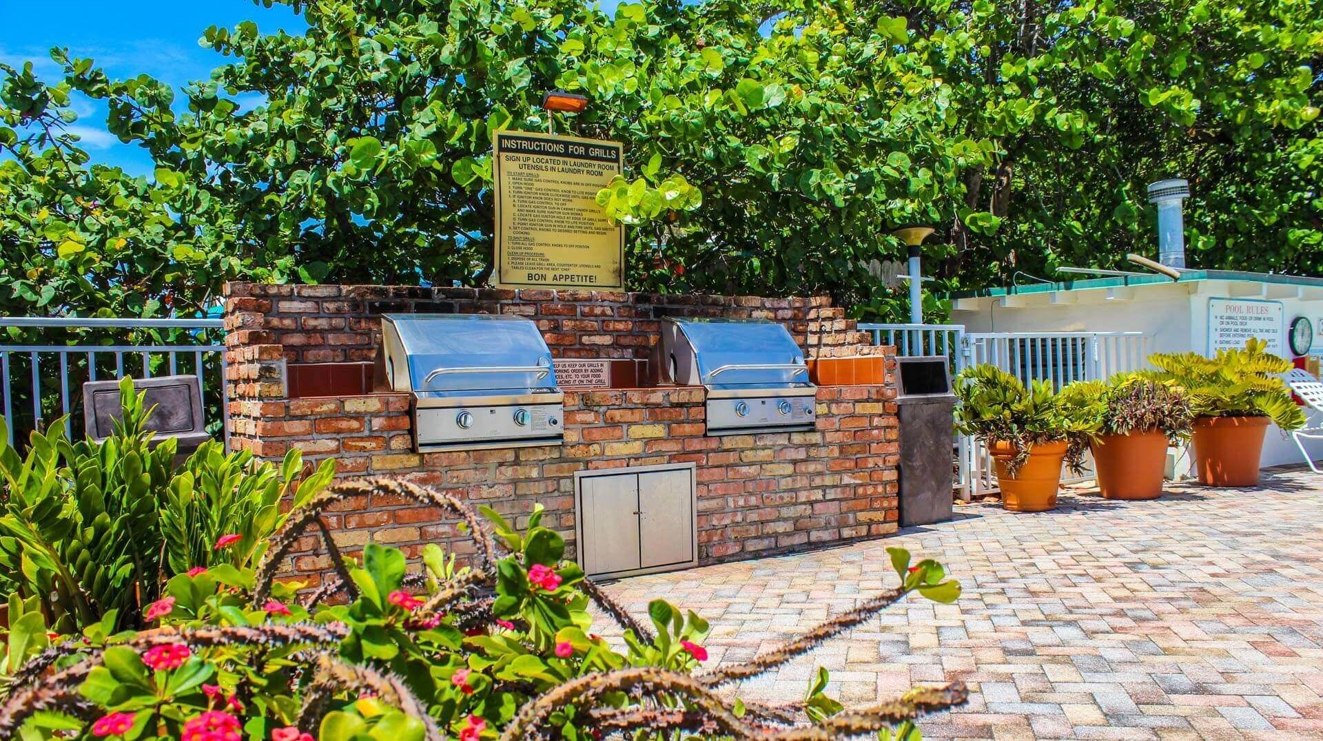 Berkshire On The Ocean grills