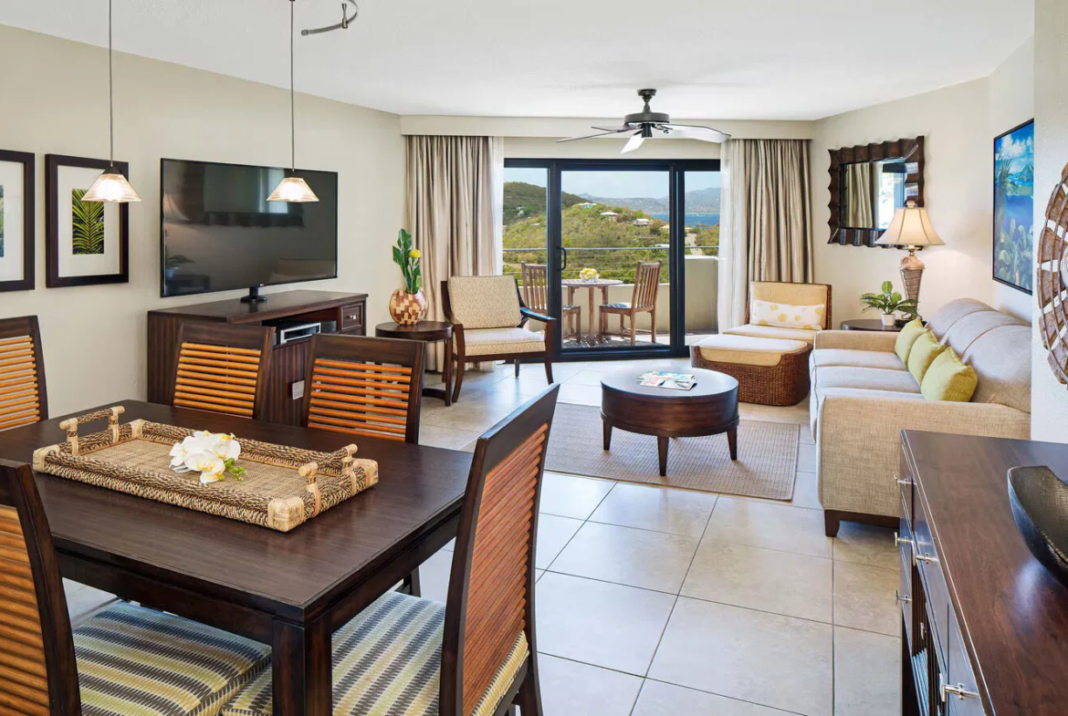The Westin St. John - Bay Vista Villas Living Room