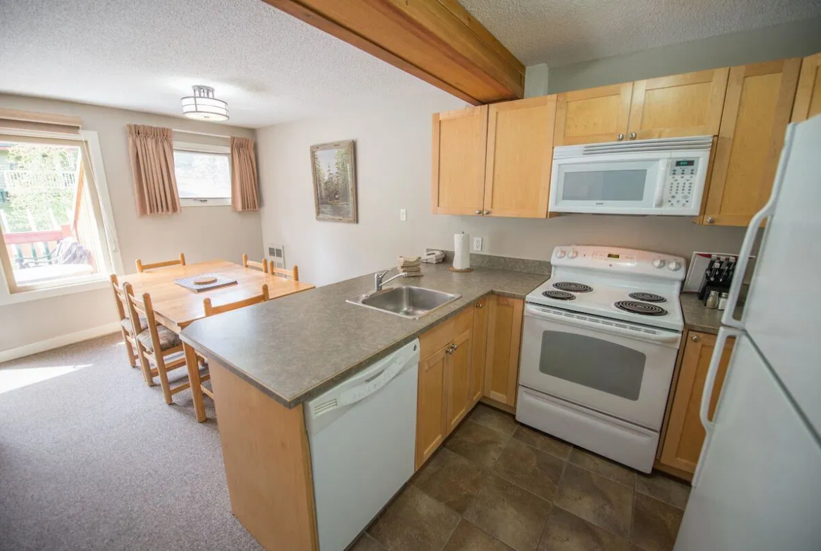 Panorama Vacation Retreat at Horsethief Lodge Kitchen