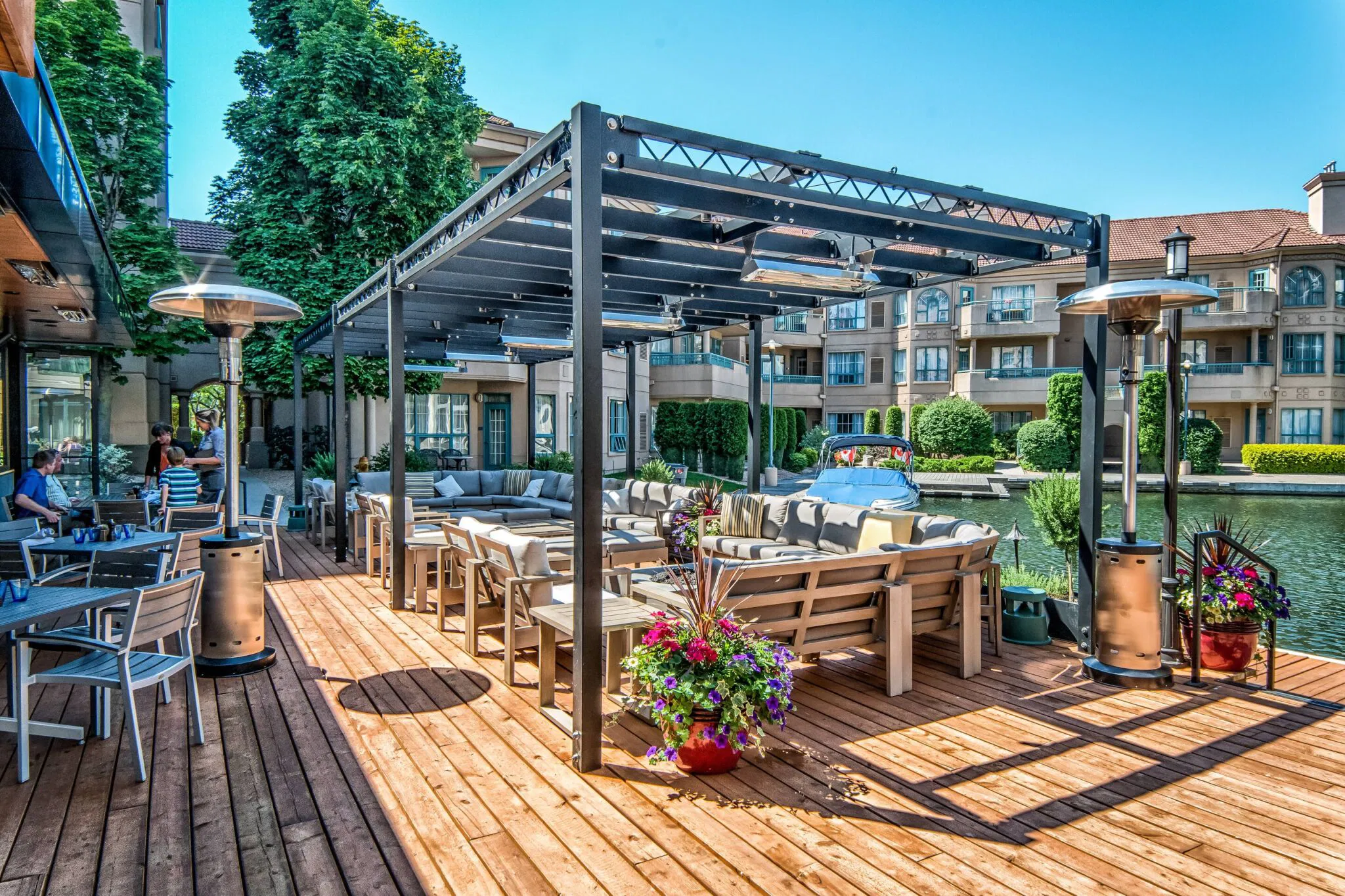 Grand Okanagan Resort Patio