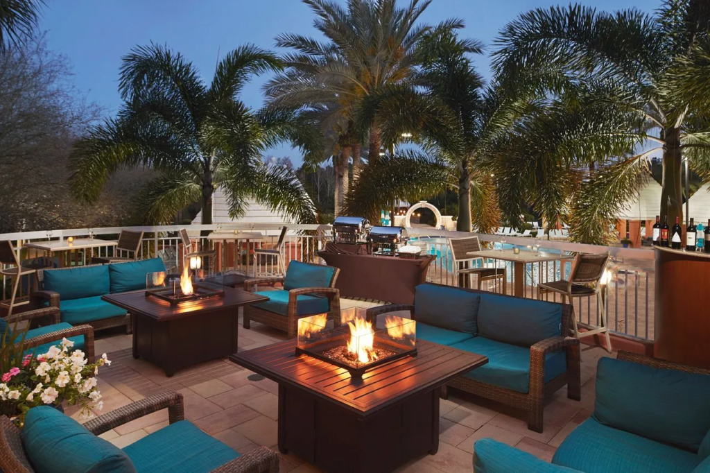 Fire Pit at HGV Seaworld