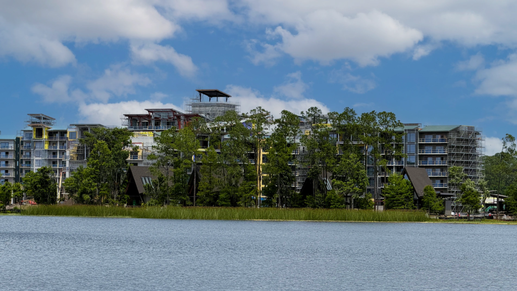 Disney Lakefront Lodge Construction