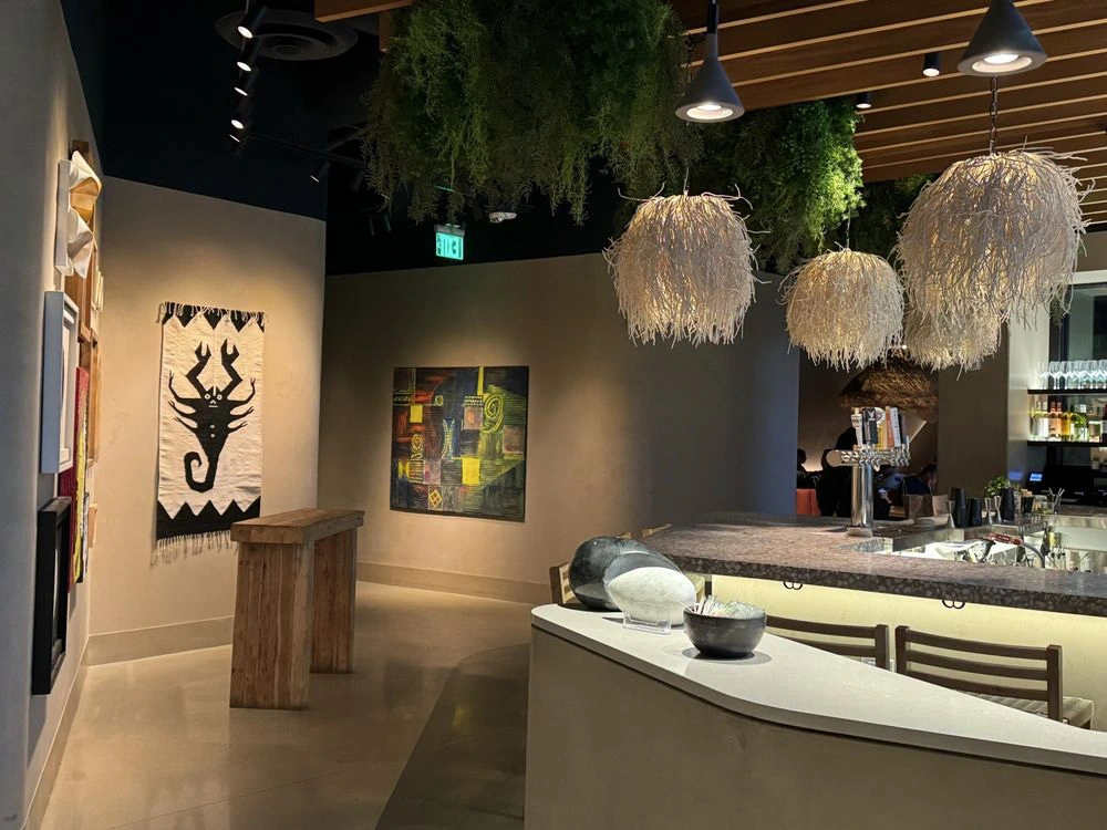 Interior bar area of Paseo, considered among the Best Downtown Disney Restaurants for modern Mexican dining.