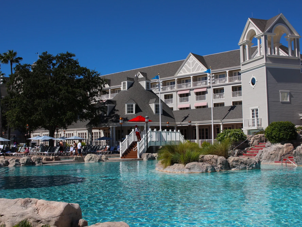 Stormalong Bay pool at Disney's Beach Club Resort, one of the resorts DVC resale companies list contracts for.