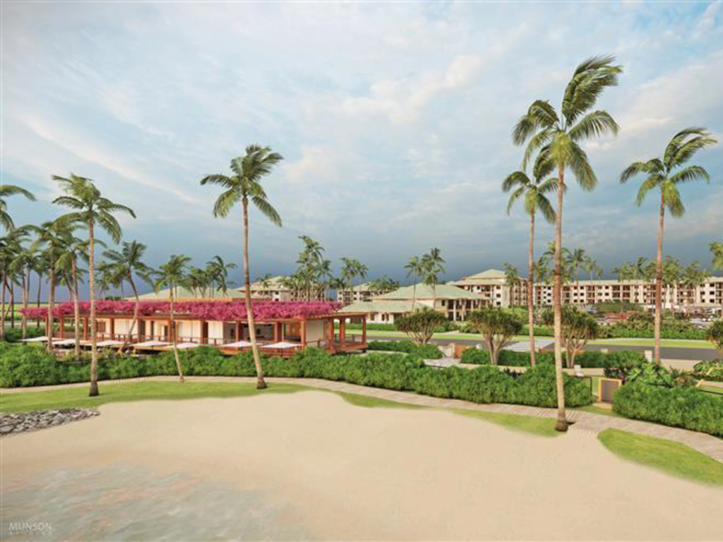 The beach at Hilton Vacation Club Maui Bay Villas, offering easy access to the best places to snorkel in maui.