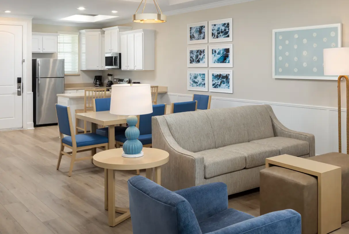 Holiday Inn Club Vacations Galveston Seaside Resort Living Room